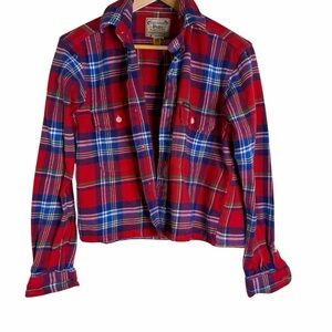 Polo Ralph Lauren Classic Fit  Red Plaid Shirt 90’s Grunge Vintage inspired M